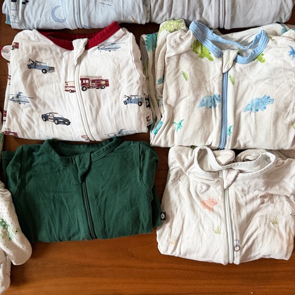 Kyte Baby + Bamboo Little Zipper Pajamas 10-pack / Baby Toddler / 12-18m - Picture 3 of 3